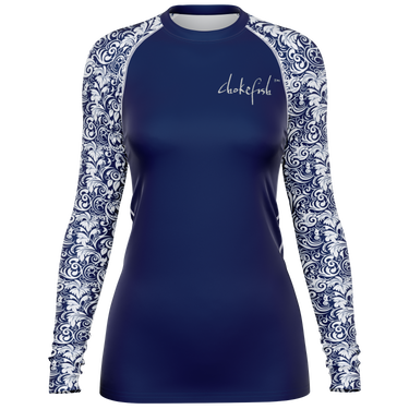 Chokefish™ Long Sleeve Rashguard Maori Woman's Shirt-005